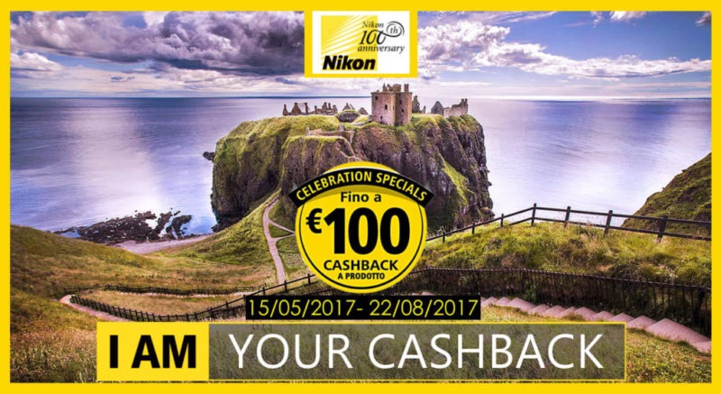 Cash-back: la promozione di prezzo intelligente CASHBACK NIKON 2017 denaro al posto di punti