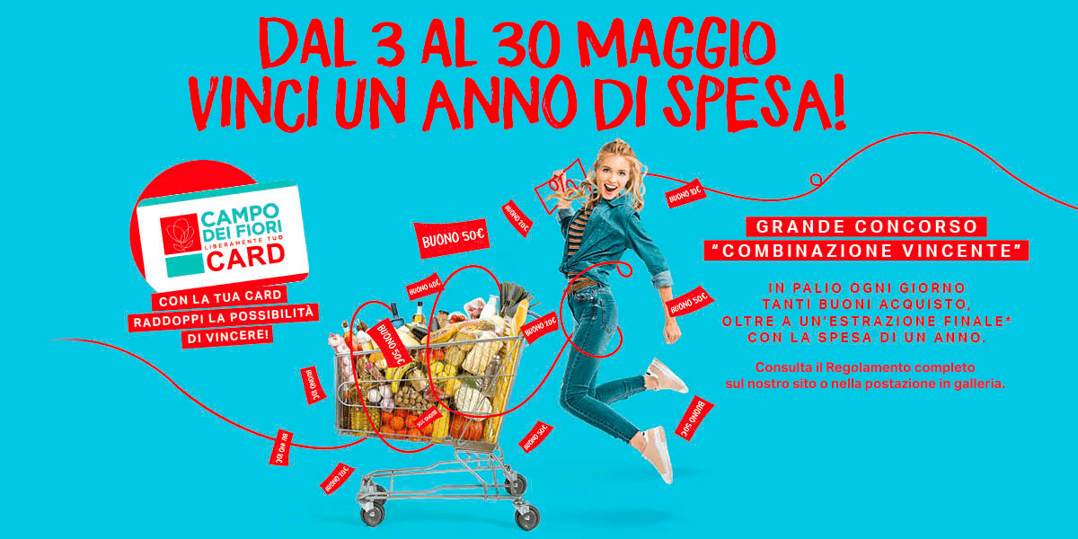 Concorso Centro Commerciale Campo dei Fiori - COMBINAZIONE VINCENTE Concorso Centro Commerciale Campo dei Fiori - COMBINAZIONE VINCENTE