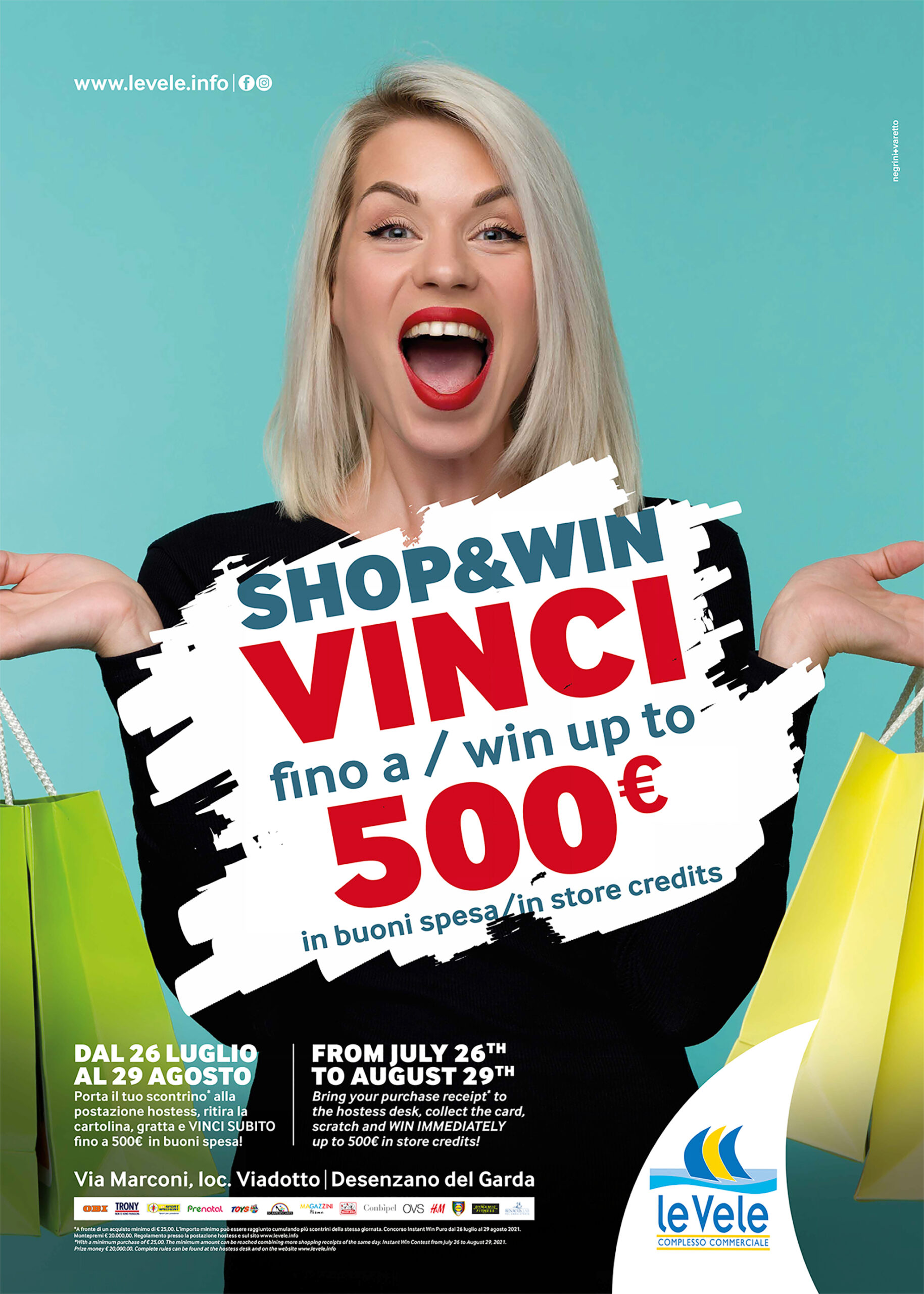 Concorso a premi SHOP&WIN - LE VELE Concorso a premi SHOP&WIN - LE VELE