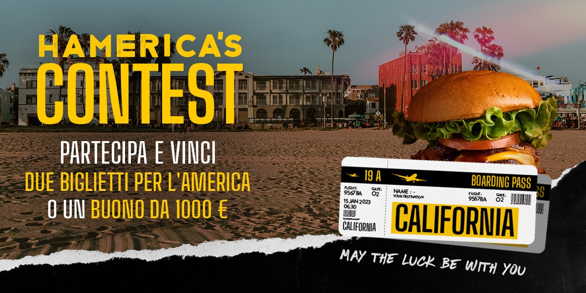 Hamerica's Contest - Concorso a premi instagram HAMERICA'S
