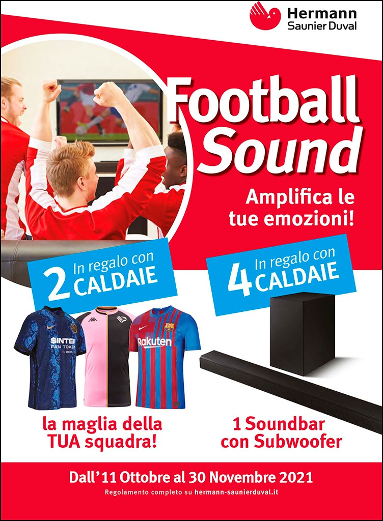 Operazione a premi FOOTBALL SOUND - Hermann Saunier Duval