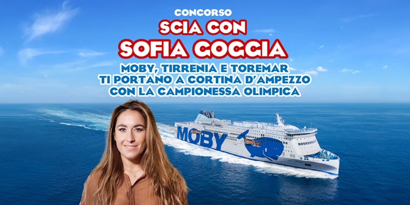 Concorso a premi SCIA CON SOFIA GOGGIA - MOBY TIRRENIA TOREMAR