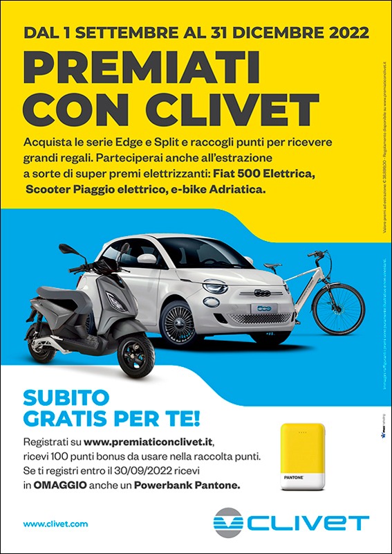 PROMOZIONE PREMIATI CON CLIVET ©MaxMarketing2022 PROMOZIONE PREMIATI CON CLIVET ©MaxMarketing2022