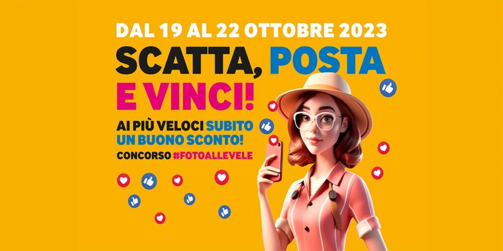 Social contest instagram facebook #fotoallevele - Centro Commerciale LE VELE