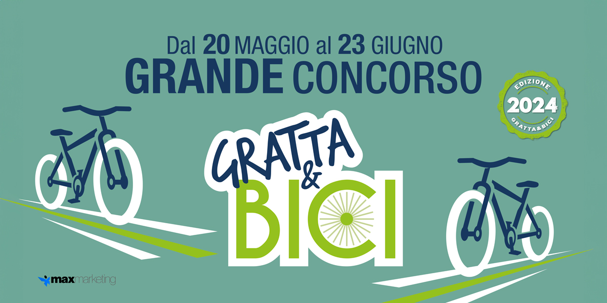 Concorso-a-premi-GRATTA & BICI-Centro-Commerciale-TREVIGLIO