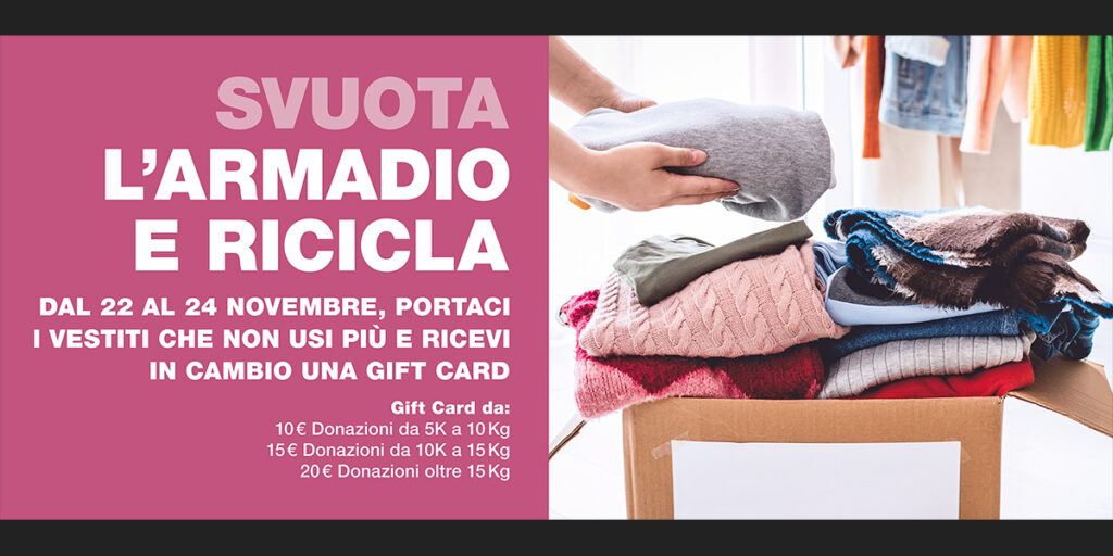 Promoevento Solidale SVUOTARMADIO Centro Commerciale MEGALO