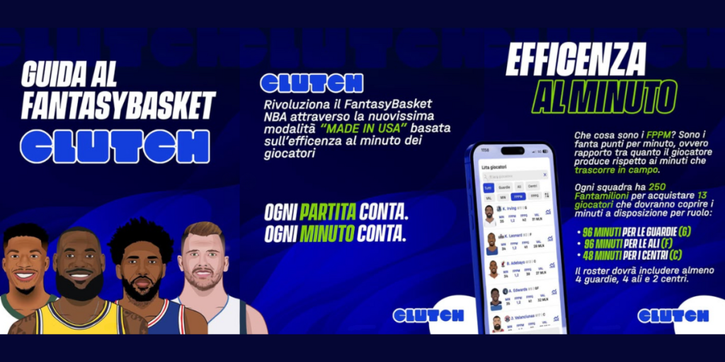 Concorso a premi “Clutch Fantasy Basket” 2025 per RIMA S.r.l.