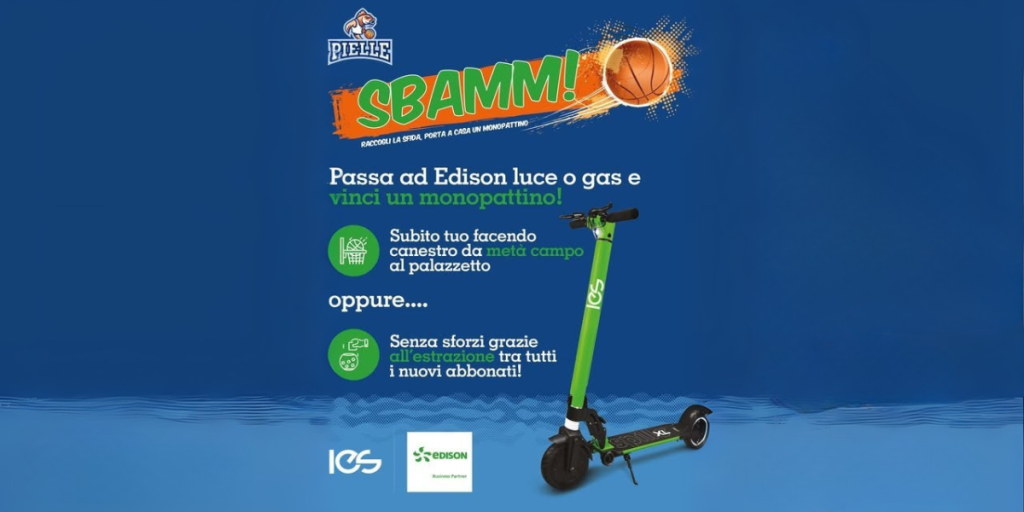 Concorso a premi “Sbamm! Raccogli la sfida, porta a casa un monopattino” 2025 per IES SOLARE S.r.l.